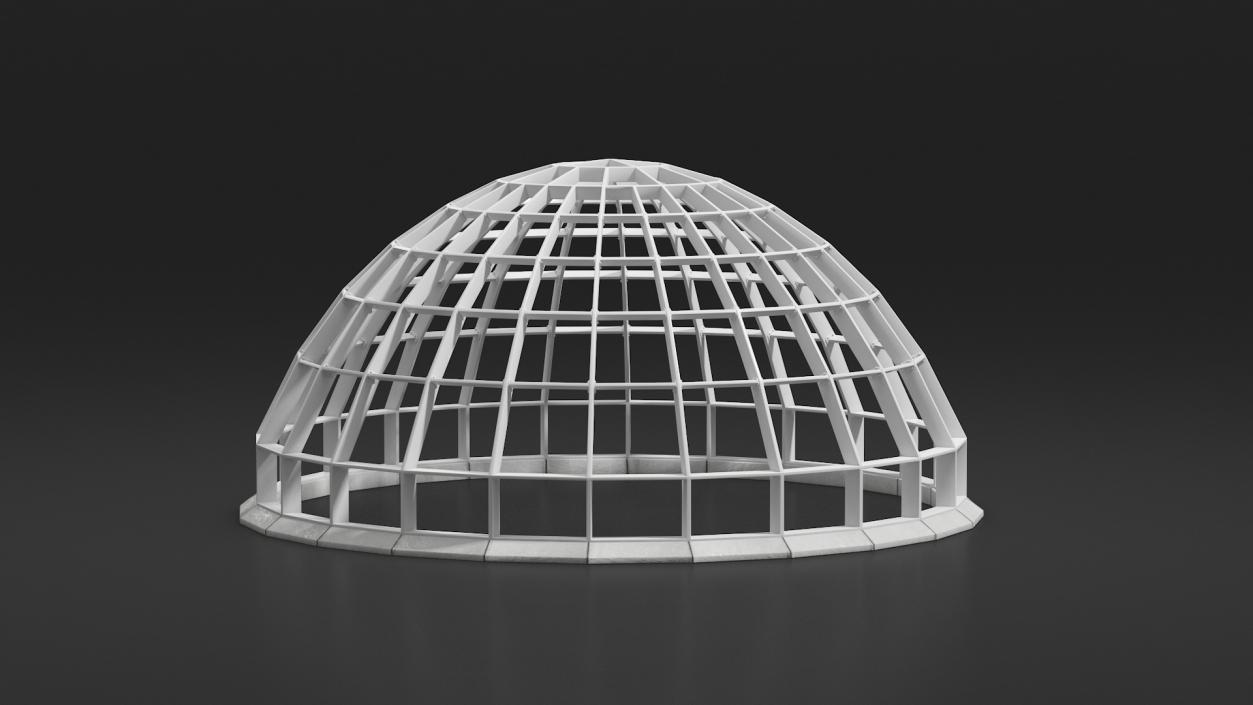 3D model Steel Dome Structure