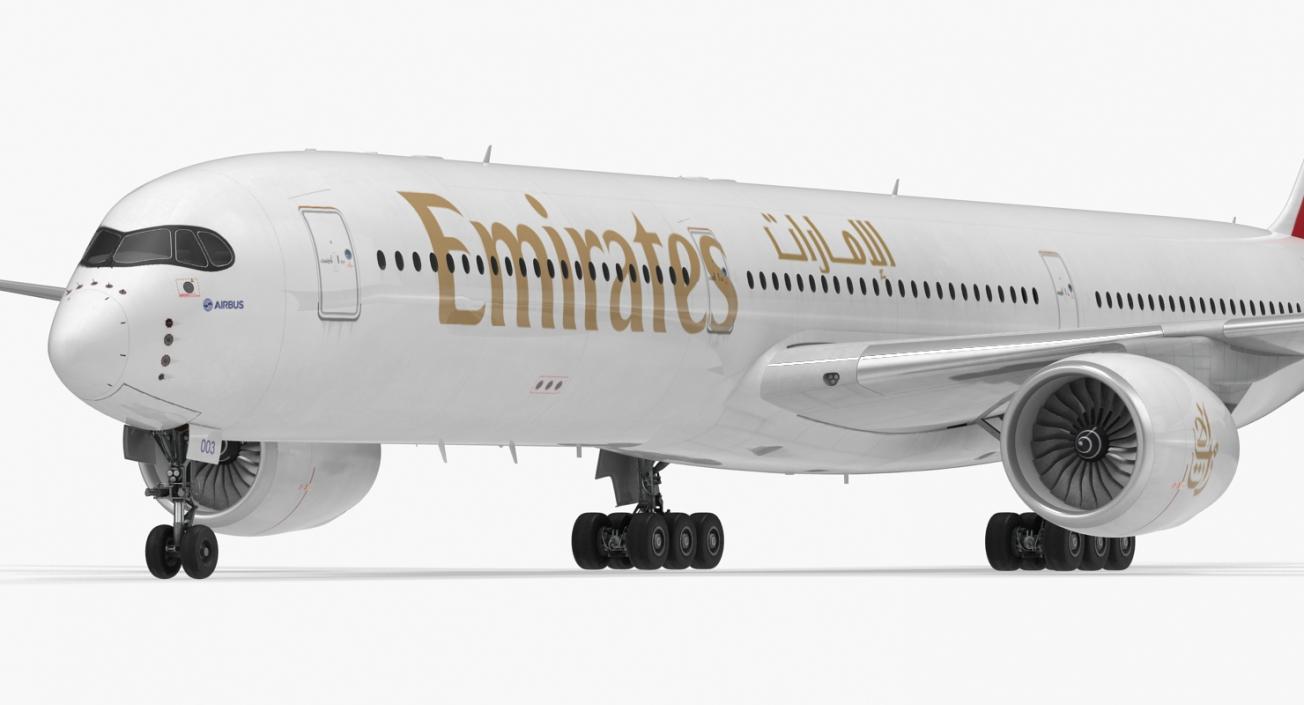 Airbus A350-1000 Emirates Air Line 3D model