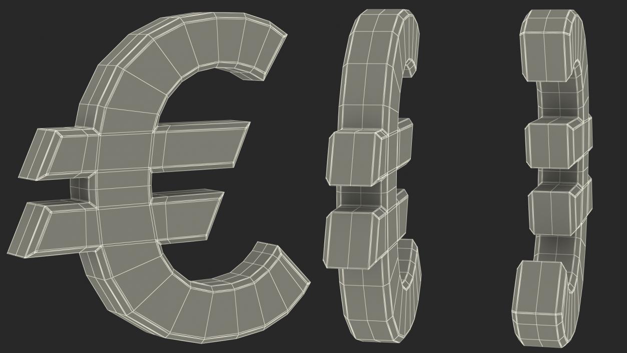 Euro Sigh Plastic 3D