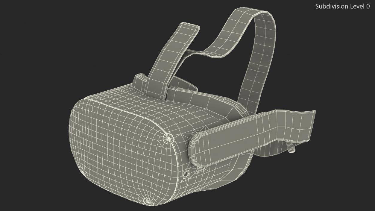 3D model Oculus Quest 2 All in One Gaming Headset