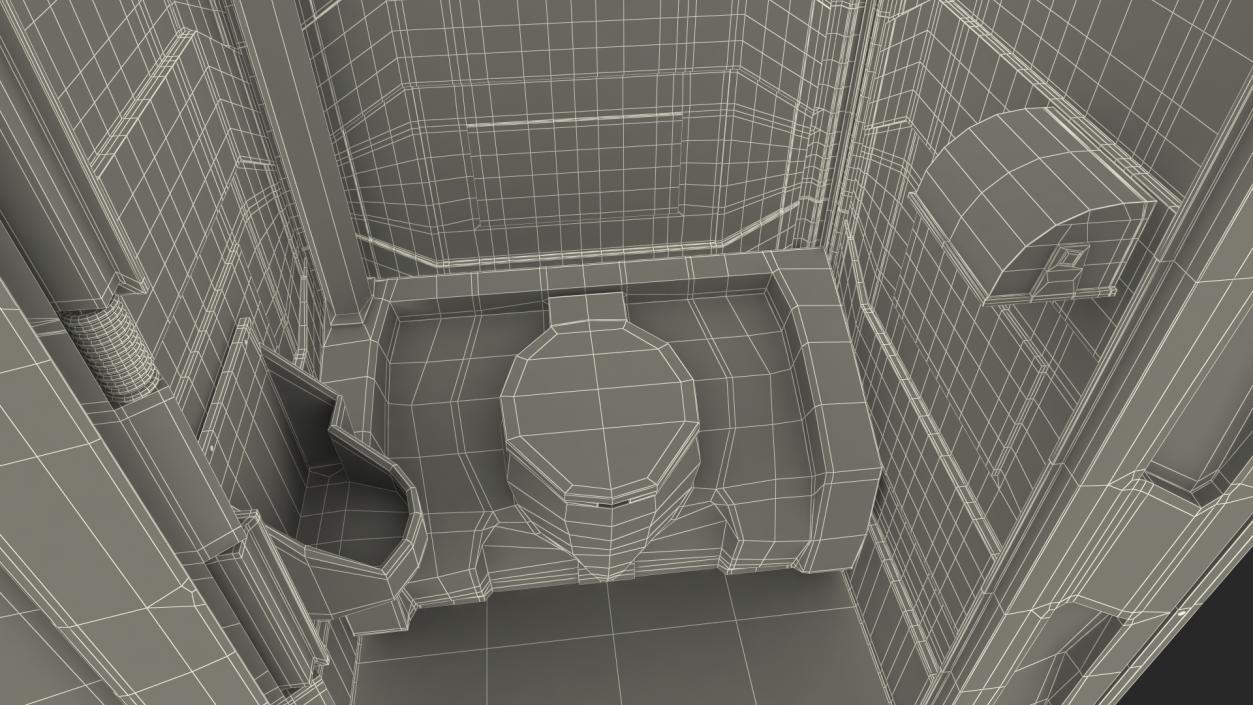 3D model Chemical Toilet