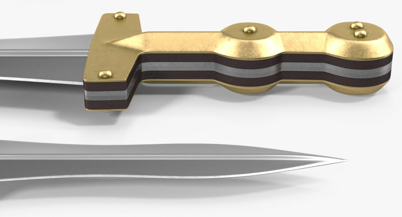 3D Roman Pugio Dagger model