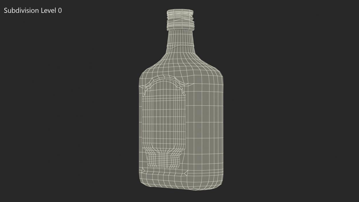 3D Stroh 40 Austrian Rum Bottle model