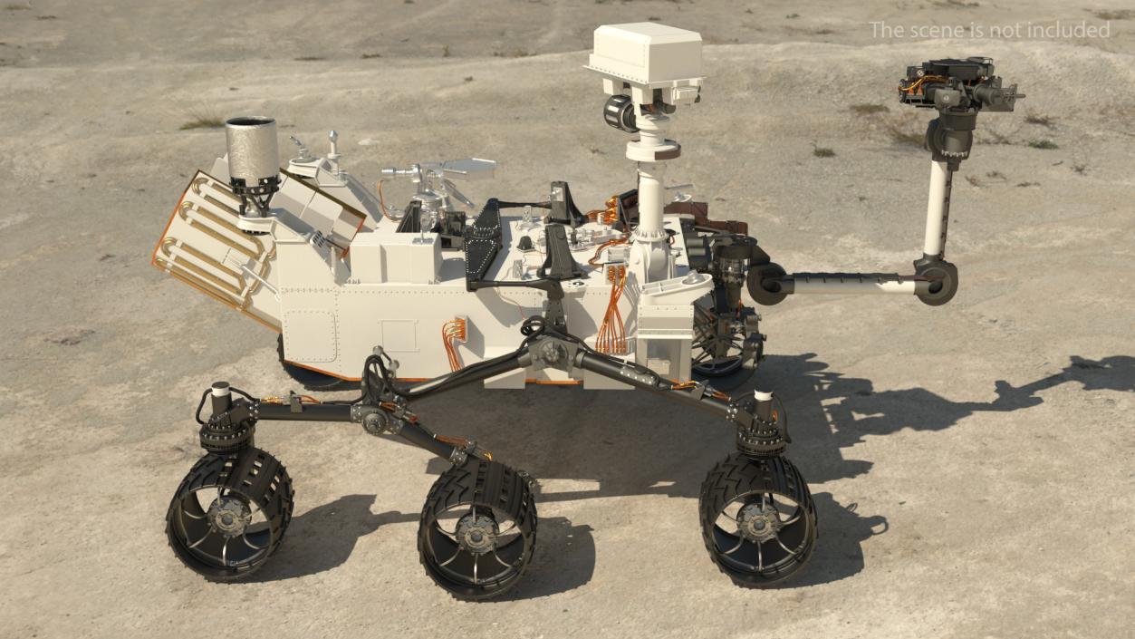 3D model Curiosity Mars Rover