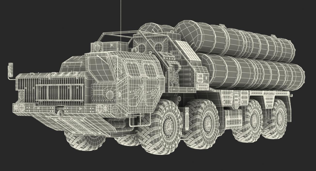 SA-10 Grumble or S-300 Russian Missile System Rigged 3D