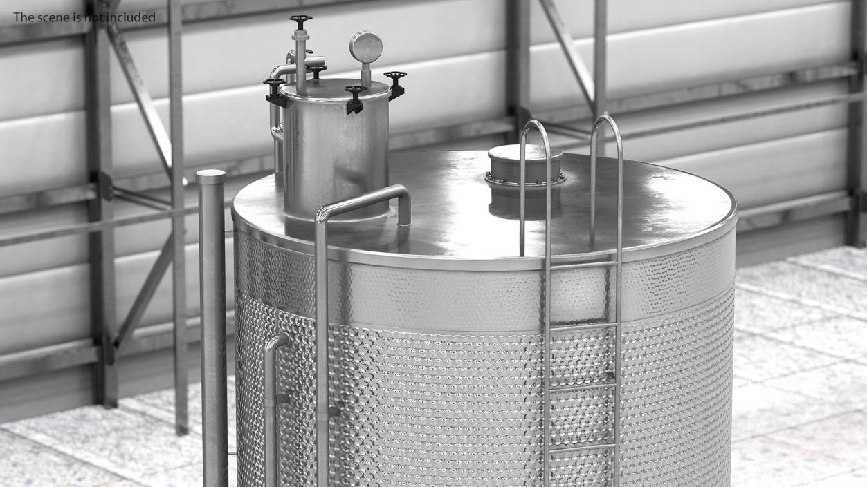 3D model Stainless Steel Wine Tank