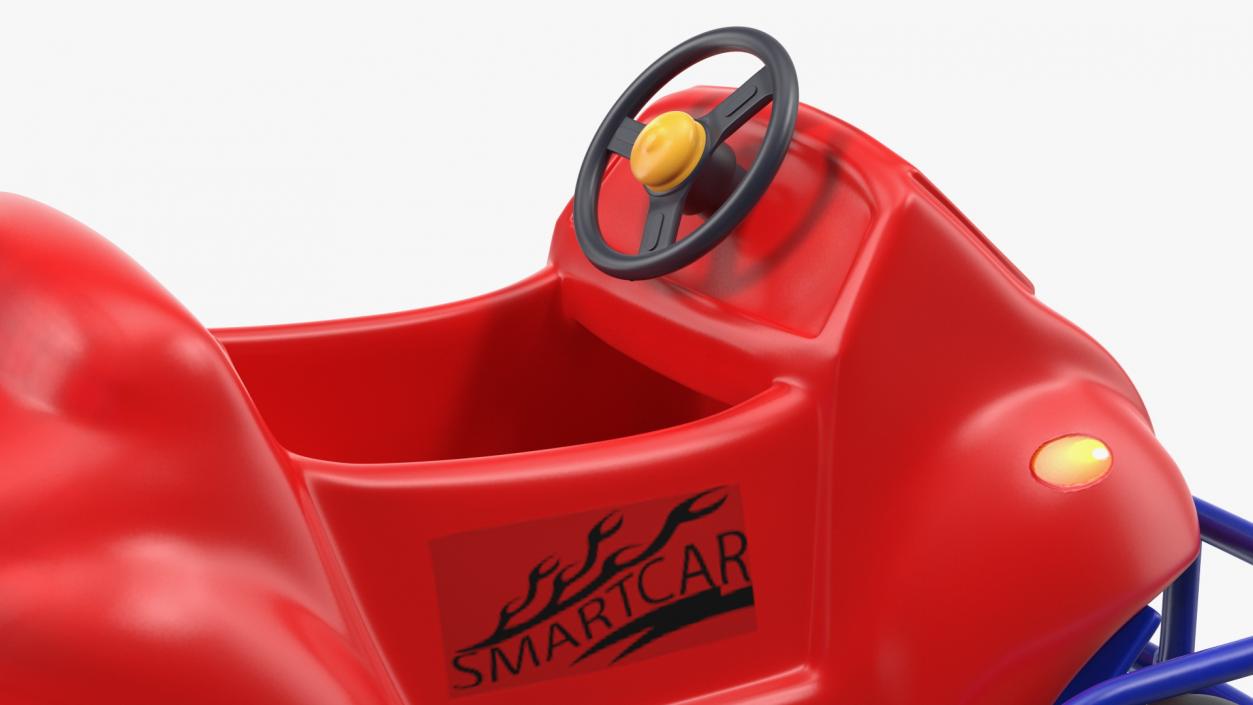 3D Supermarket Toy Car Shopping Cart model