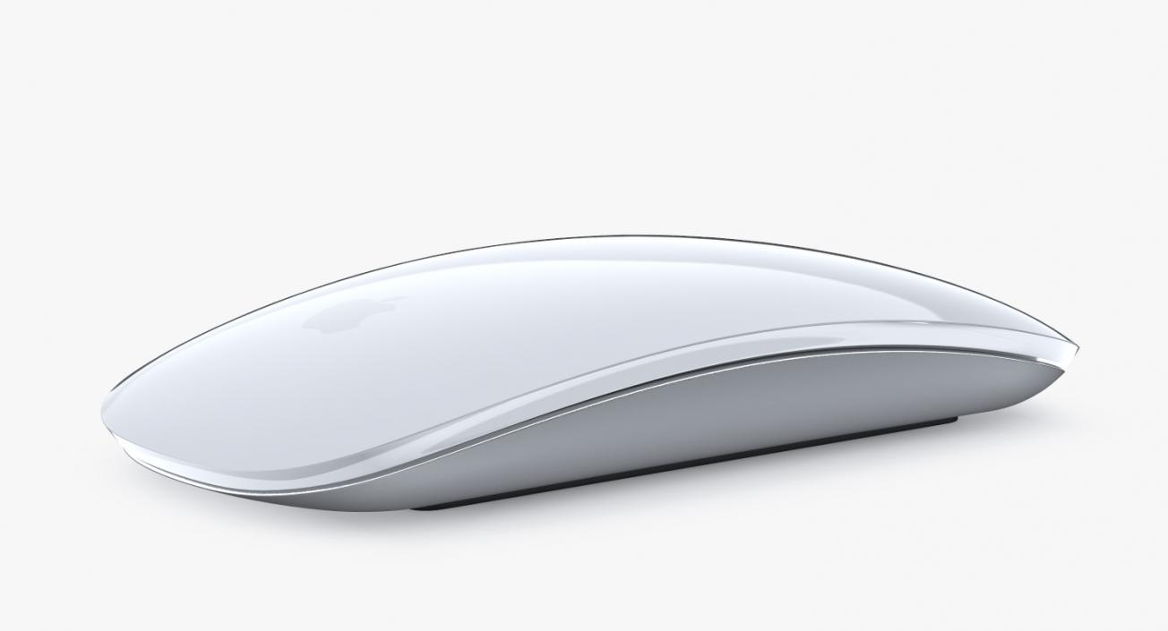 3D Apple Magic Mouse 2 Silver