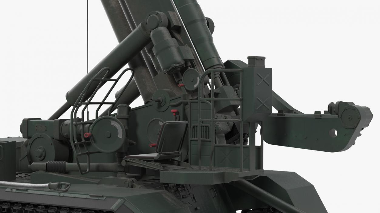 3D model 2S7 Pion Heavy Artillery Armed Position Clean