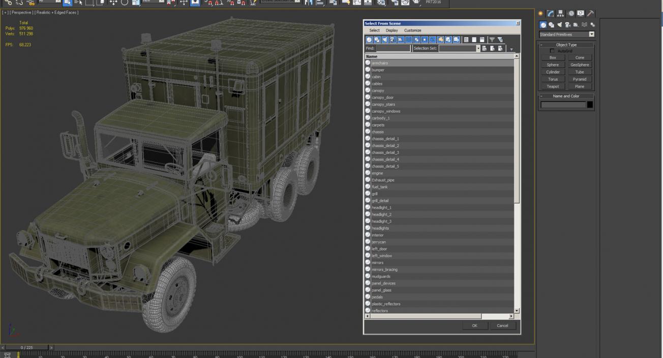 3D M109 Shop Van model
