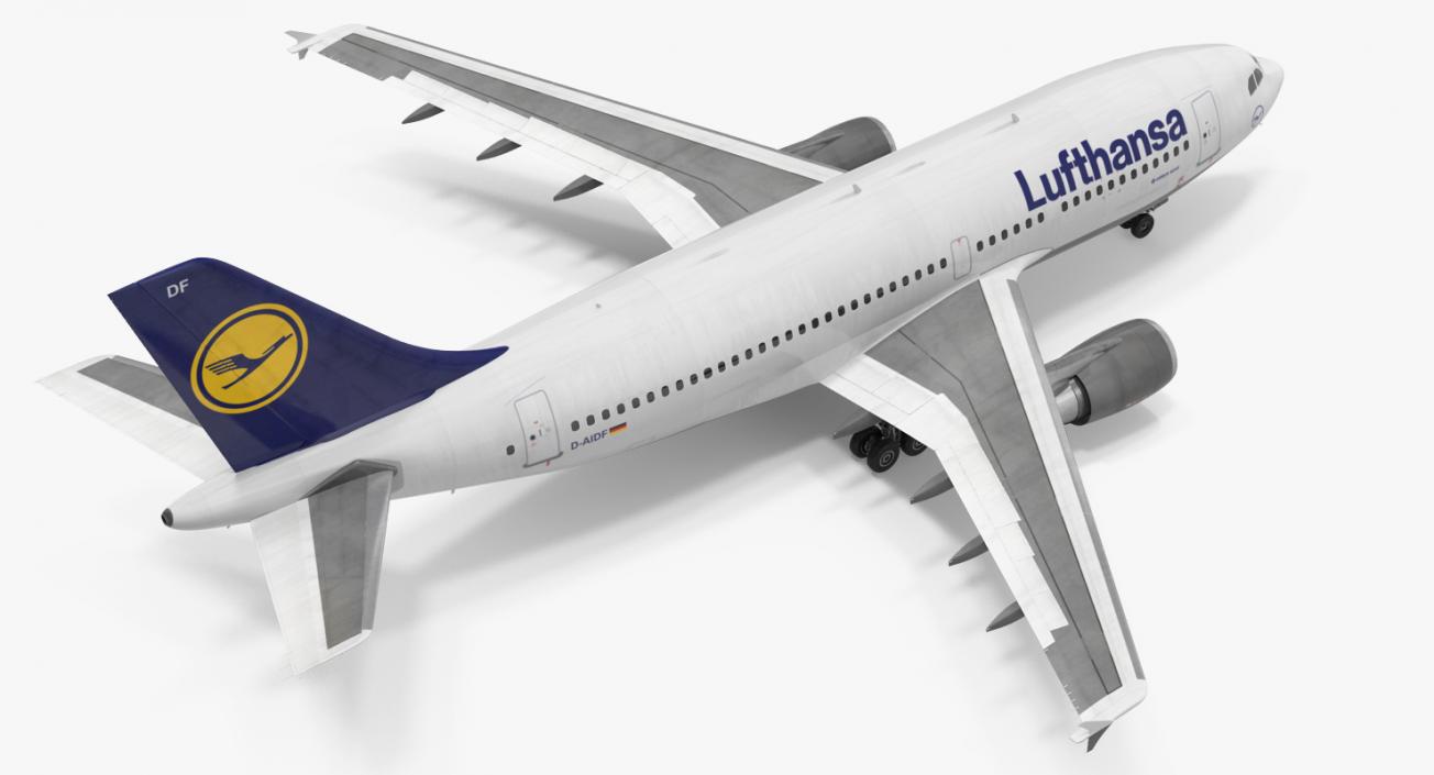 3D model Airbus A310-300 Lufthansa