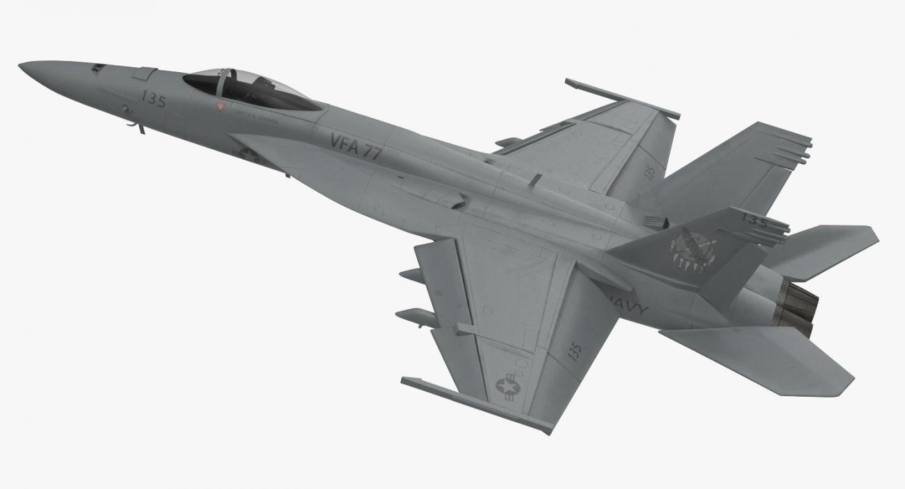 3D model Fighter FA 18EF Super Hornet 2