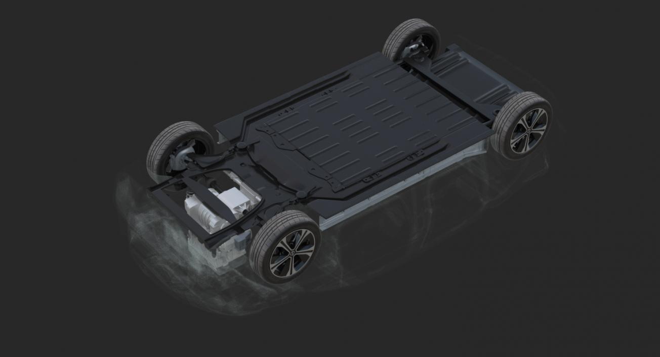 3D model Nissan Leaf 2019 Engine System