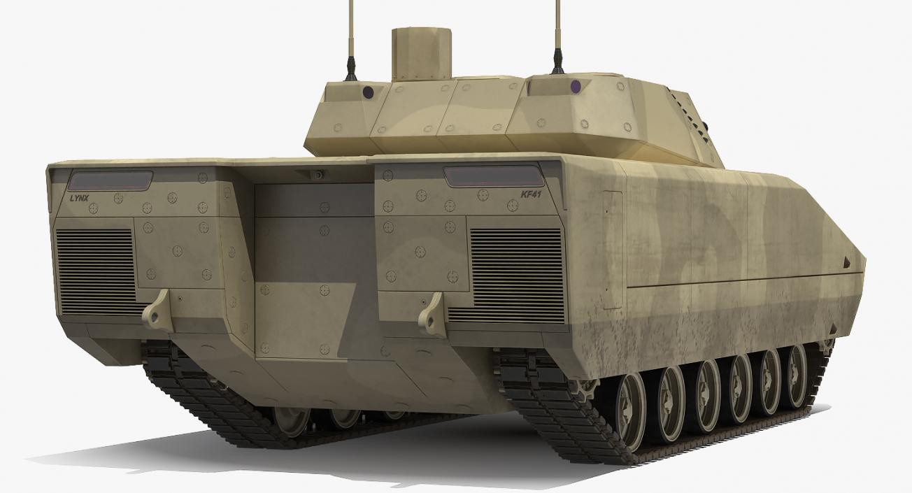 3D model IFV Lynx KF41 Desert