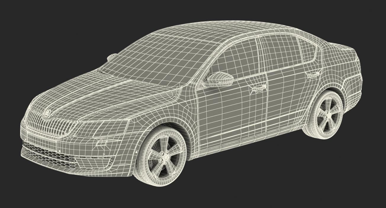 3D Skoda Octavia 2016 model