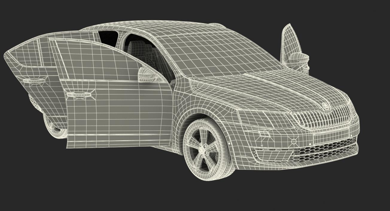 3D Skoda Octavia 2016 model