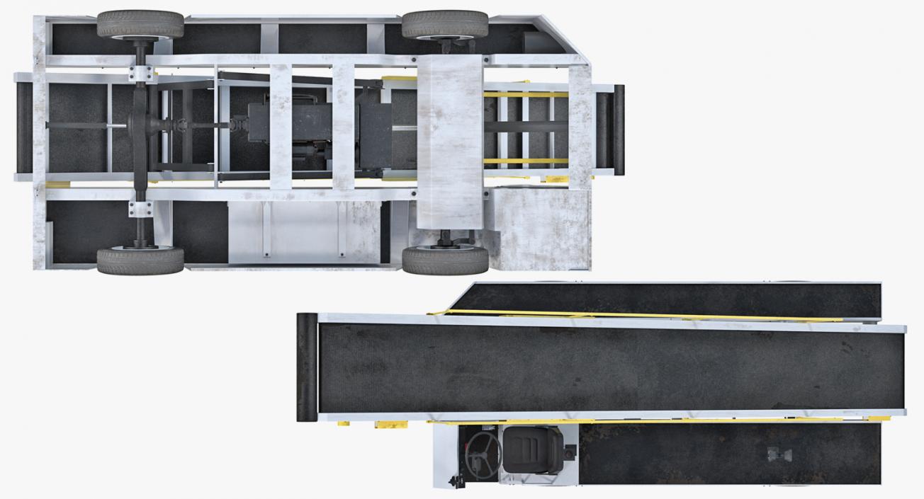 3D Airport Conveyor Belt Loader TUG 660