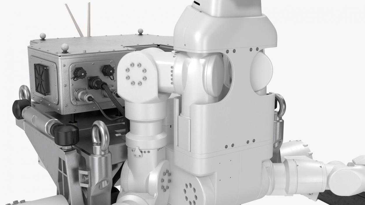 3D model Lunar Robotic Rover Rigged for Cinema 4D