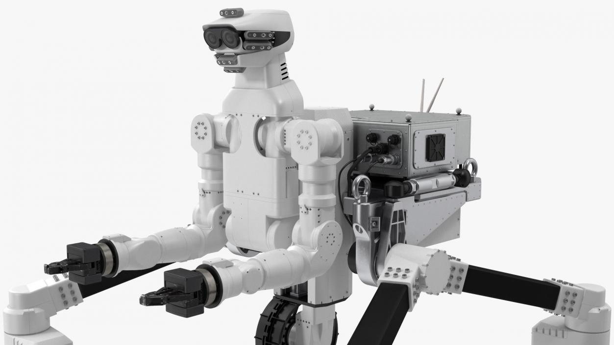 3D model Lunar Robotic Rover Rigged for Cinema 4D