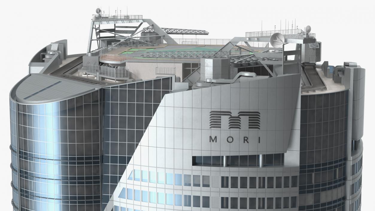 3D model Roppongi Hills Mori Tower