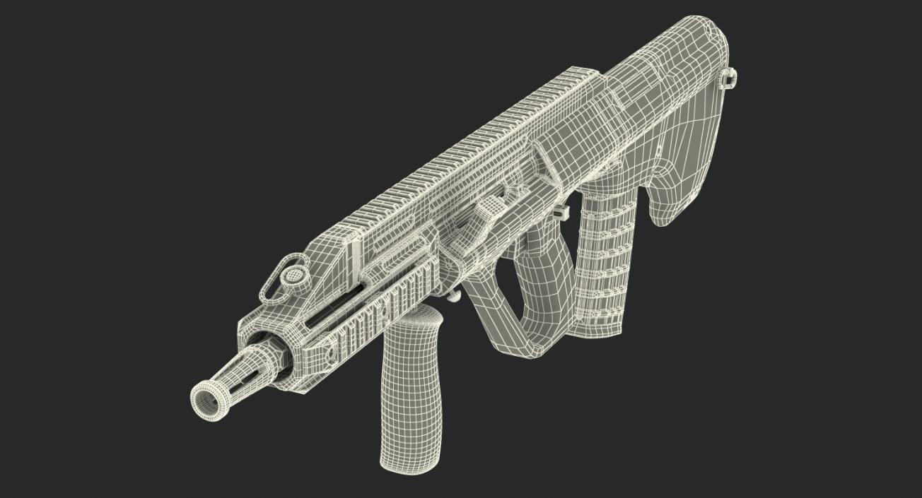 3D Assault Rifle Steyr AUG A3