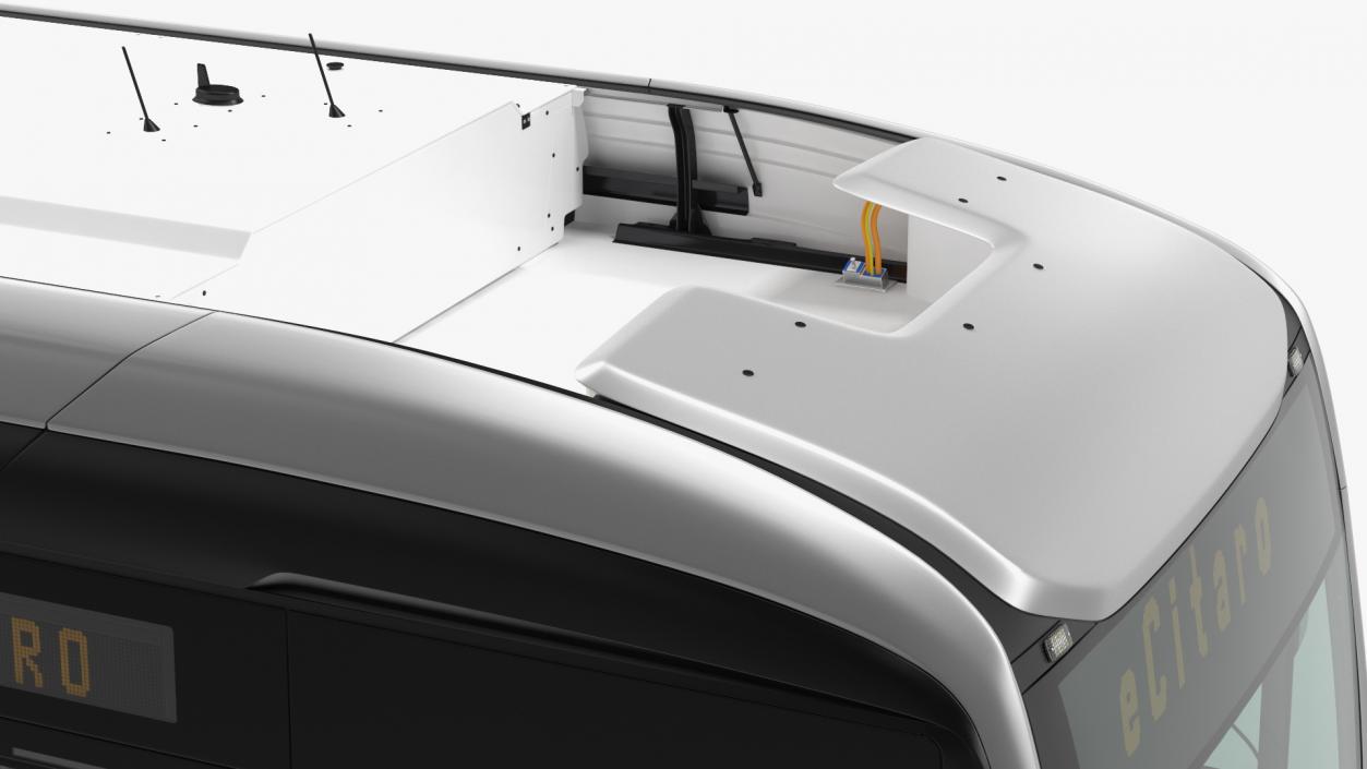 3D Mercedes-Benz eCitaro Two Doors Rigged model
