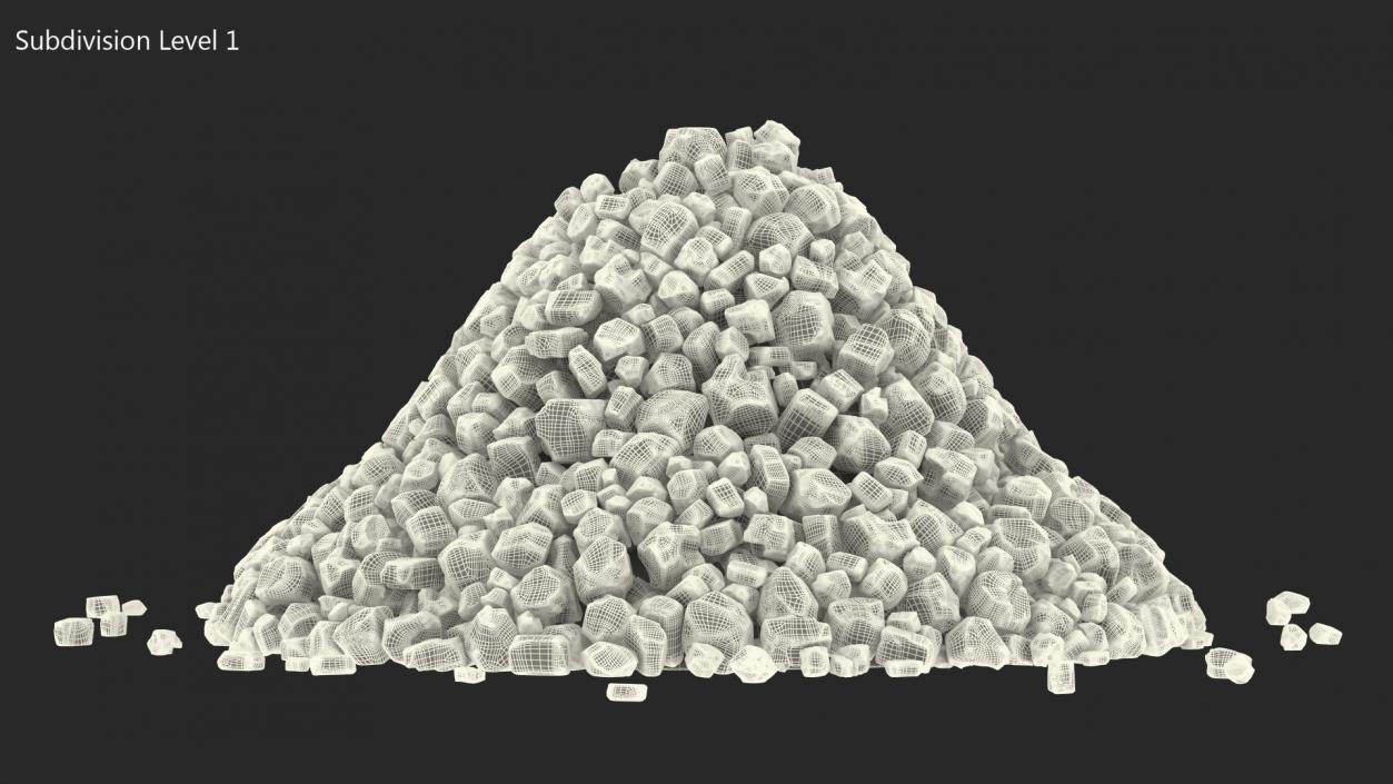 3D model Anthracite Coal Heap