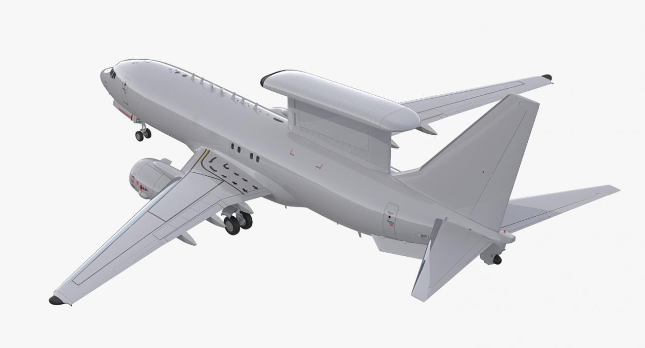Boeing 737 AEWC Rigged 3D