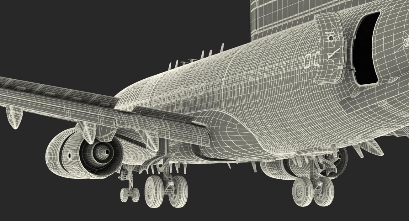 Boeing 737 AEWC Rigged 3D