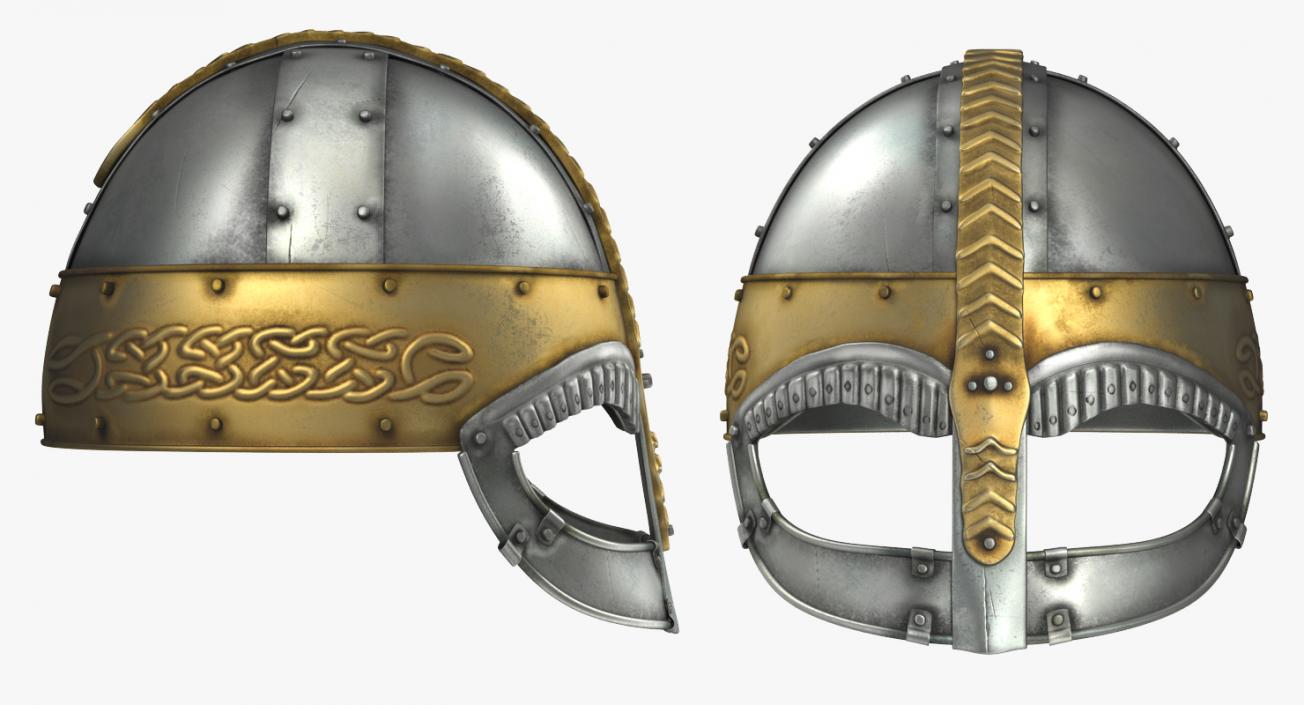 3D model Viking Horned Helmet