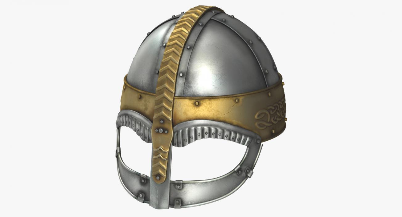 3D model Viking Horned Helmet