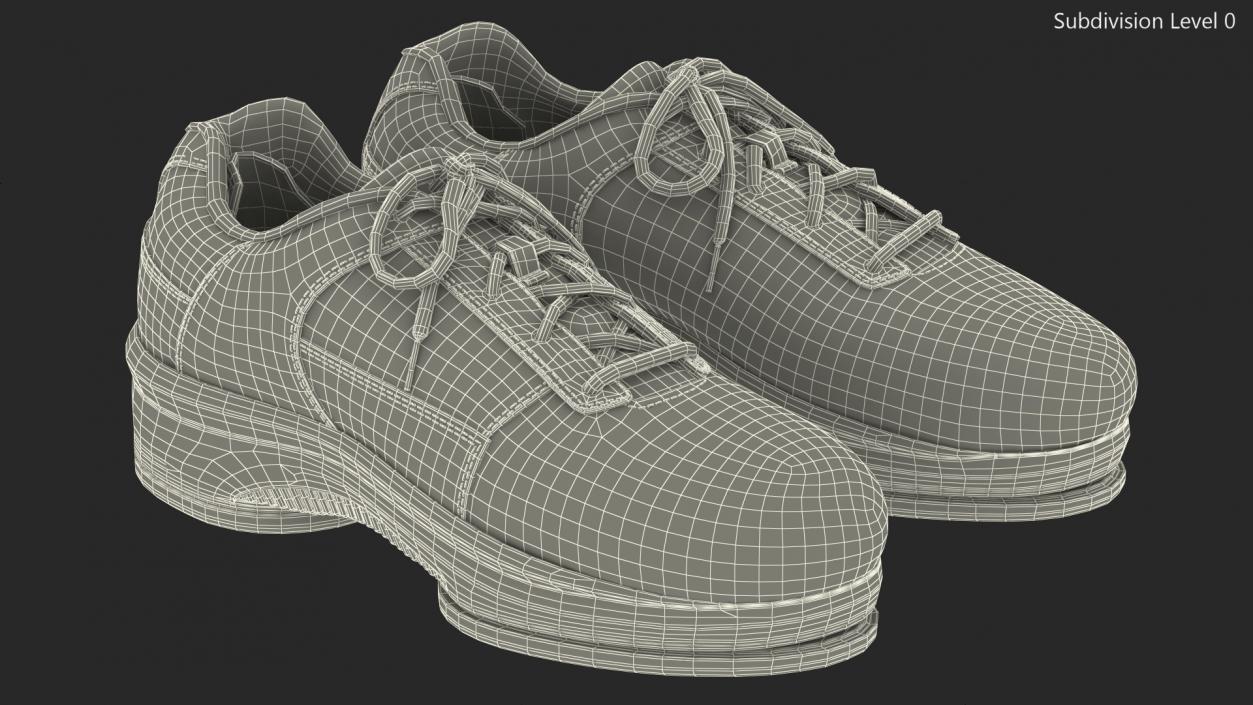 3D model Curling Shoes Balance Plus Fur