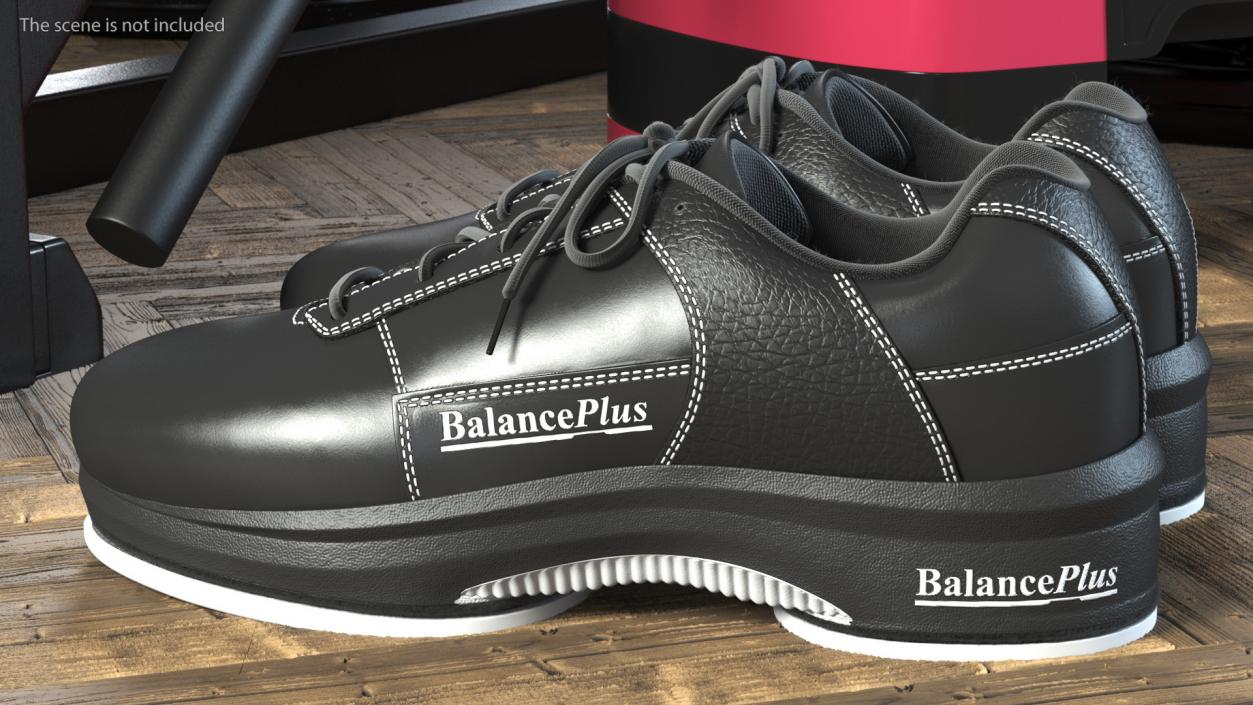 3D model Curling Shoes Balance Plus Fur