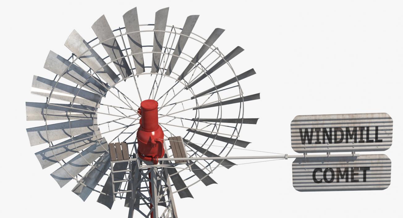 Comet Windmill 3D model
