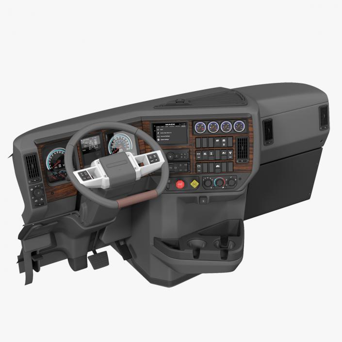 3D model Truck Dashboard