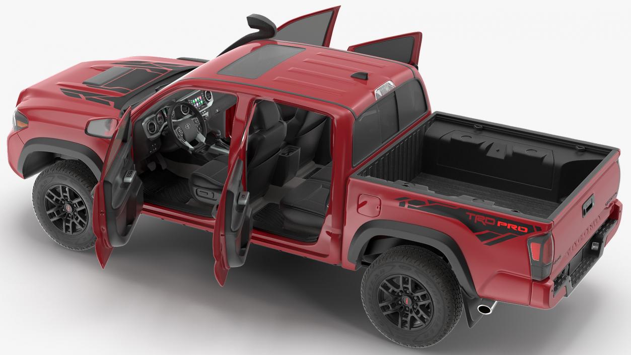 Toyota Tacoma TRD Pro Barcelona Red Metallic 2021 3D model