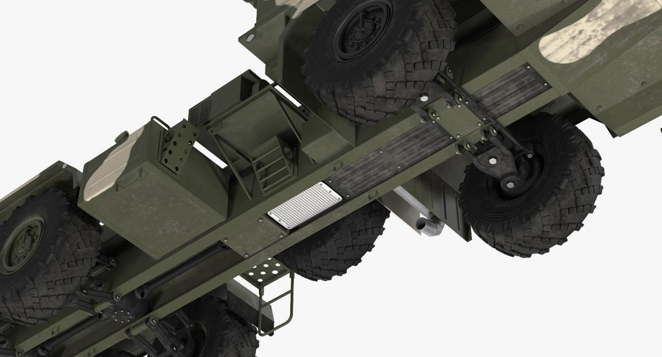 Military Truck BAZ 64022 3D model