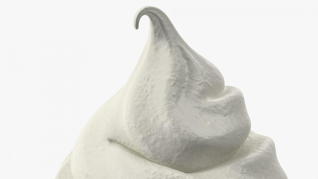 Ice Cream Top White 3D model