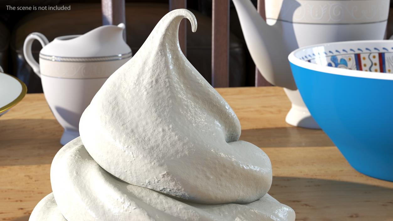 Ice Cream Top White 3D model