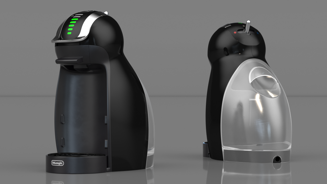 3D Capsule Coffee Machine Nescafe Dolce Gusto Black model