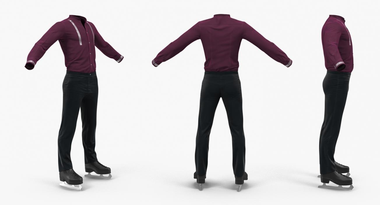 3D model Figure Skater Suits Collection
