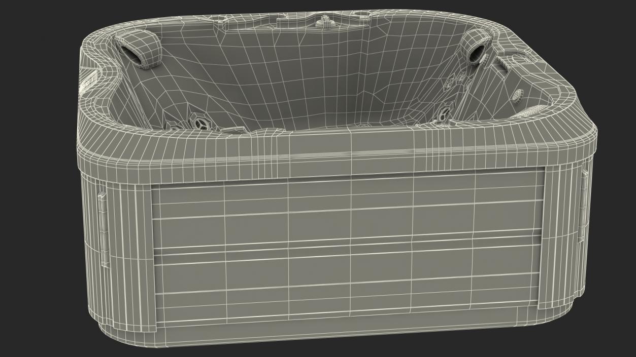 3D model Jacuzzi J 335 Hot Tub Platinum