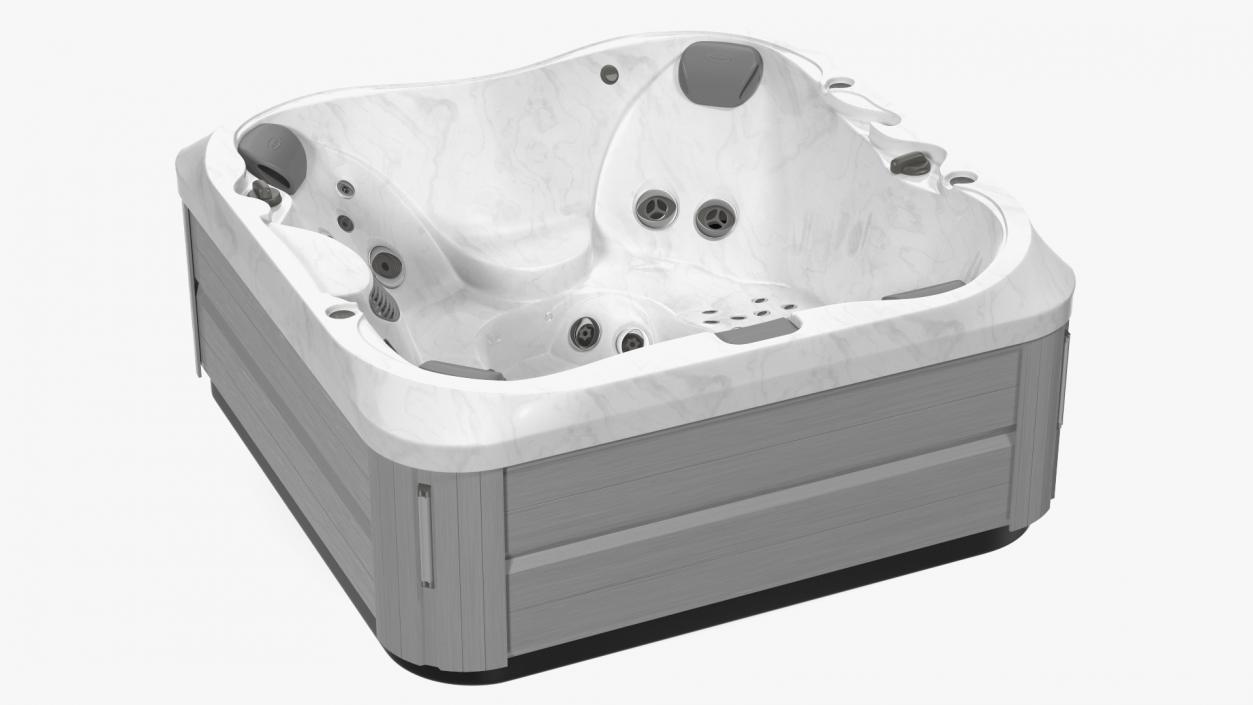 3D model Jacuzzi J 335 Hot Tub Platinum