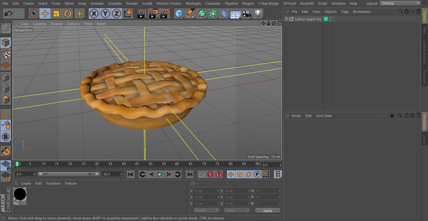 Lattice Apple Pie 3D