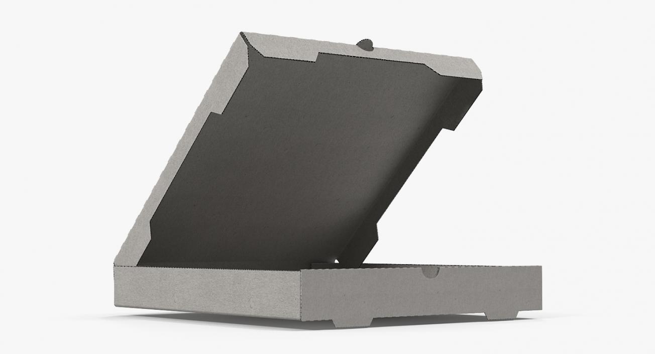 Paper Pizza Carton Box 3D