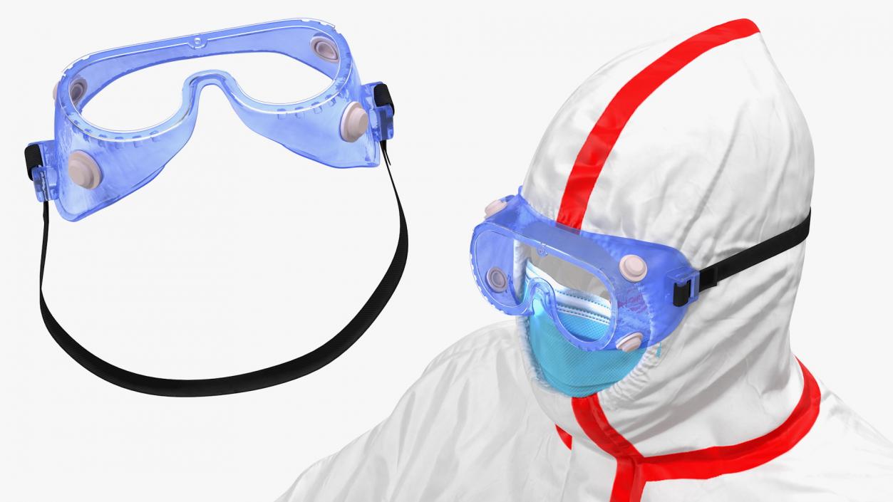 Chemical Protective Suit 3D model