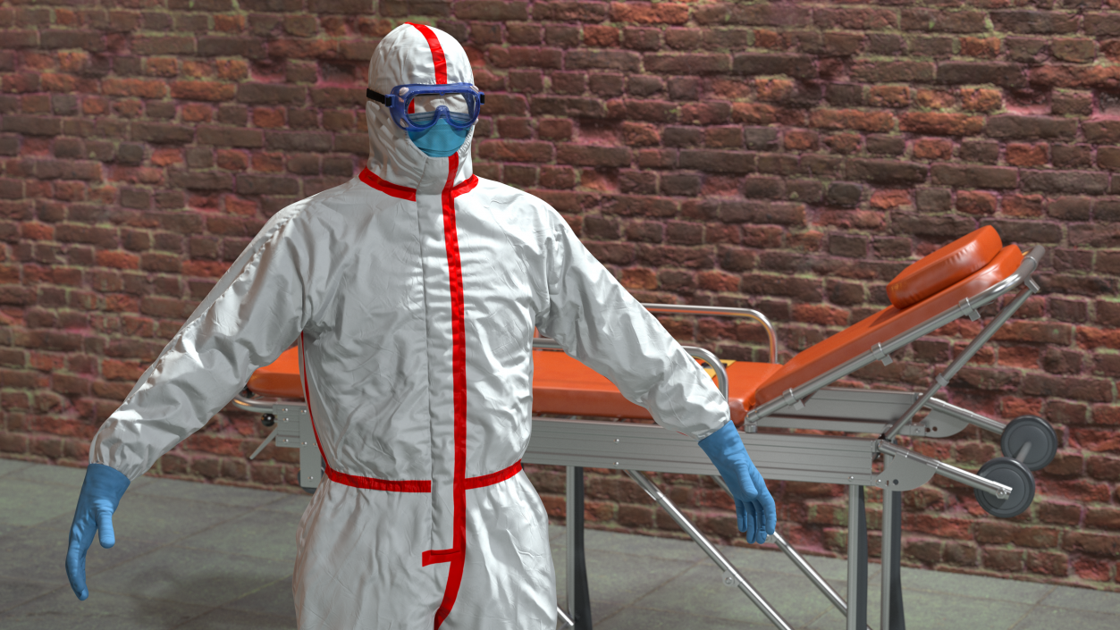 Chemical Protective Suit 3D model