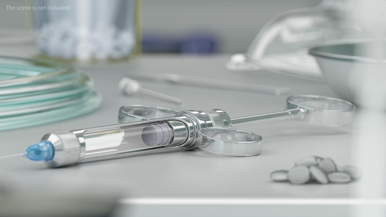 Dental Syringe 3D model