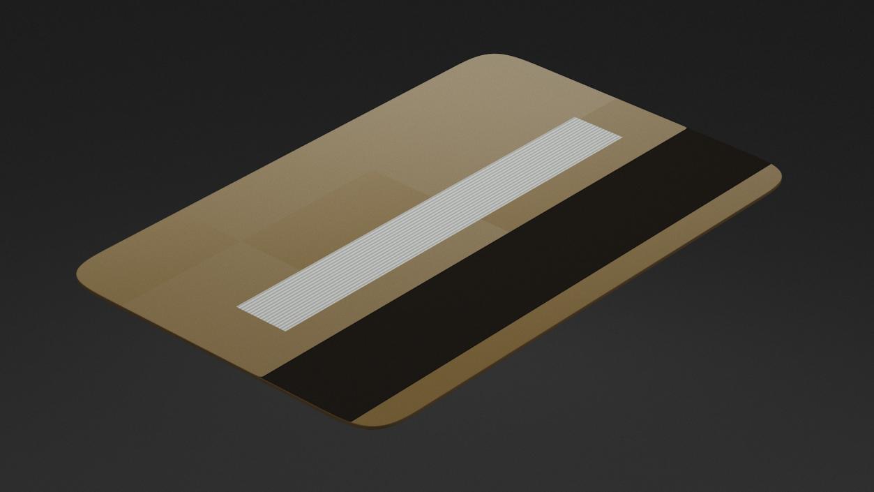 3D Visa Gold Credit Card