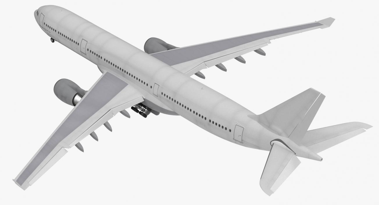 3D Jet Airliner Airbus A330-300 Generic